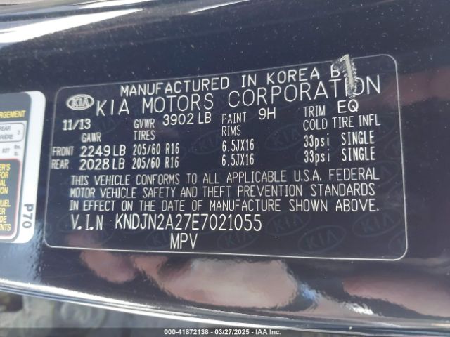 KNDJN2A27E7021055 KIA Soul