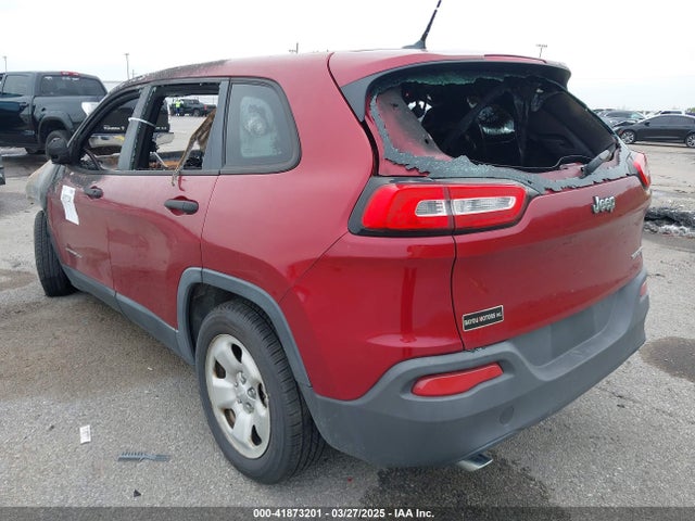 Продажа на аукционе авто 2014 Jeep Cherokee Sport, vin: 1C4PJLAB7EW154903, номер лота: 41873201
