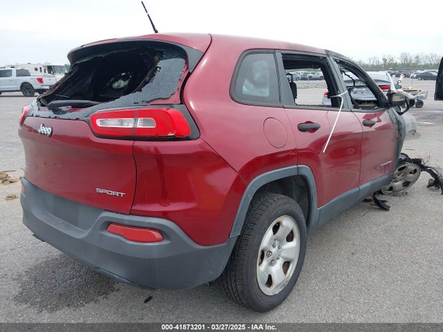 Продажа на аукционе авто 2014 Jeep Cherokee Sport, vin: 1C4PJLAB7EW154903, номер лота: 41873201