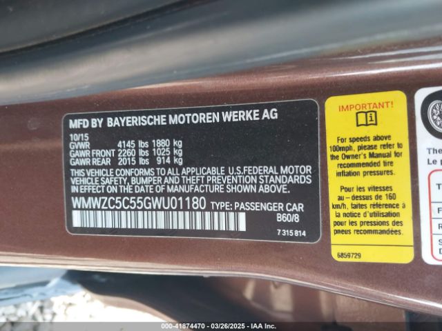 WMWZC5C55GWU01180 Mini Countryman Cooper S