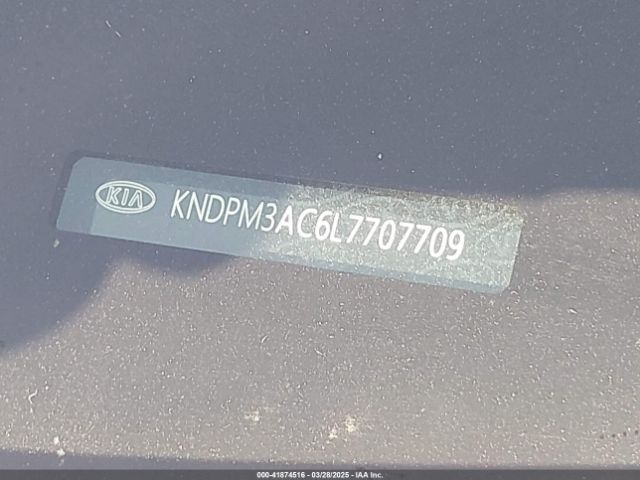 KNDPM3AC6L7707709 KIA Sportage Lx