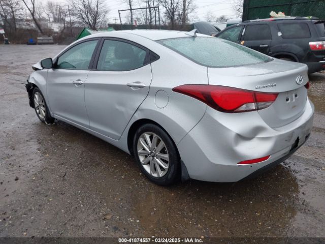 KMHDH4AE8FU235853 Hyundai ELANTRA SE