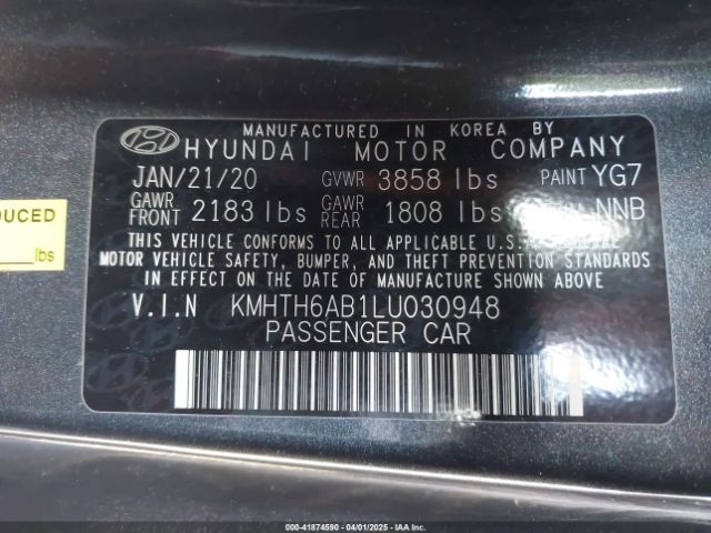 2020 HYUNDAI VELOSTER KMHTH6AB1LU030948 Photo 8