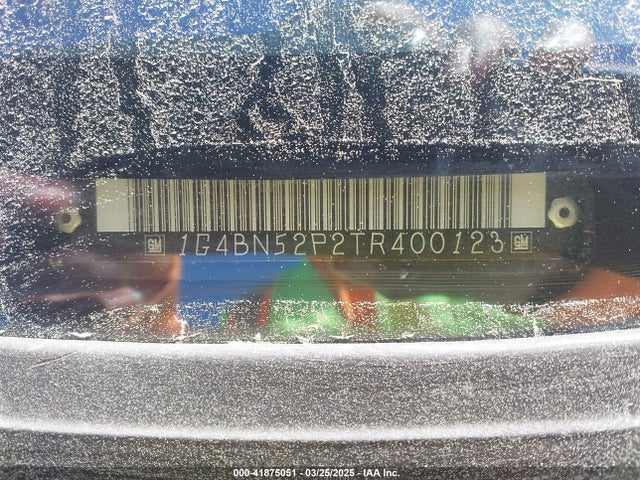 41875051 :رقم المزاد ، 1G4BN52P2TR400123 vin ، 1996 Buick Roadmaster مزاد بيع