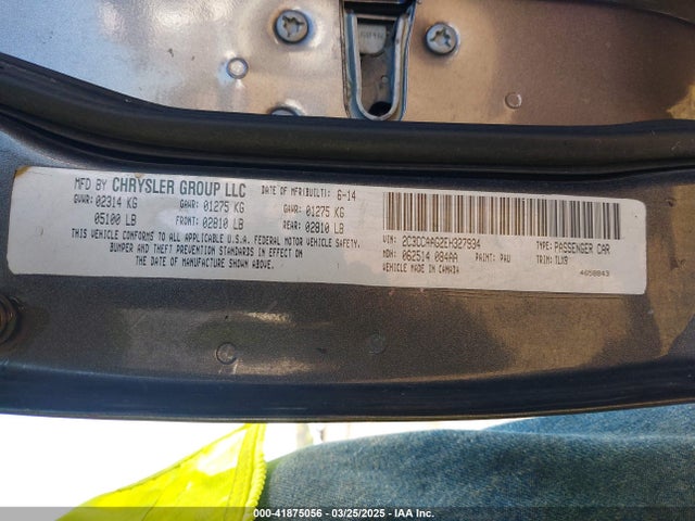 2C3CCAAG2EH327934 Chrysler 300