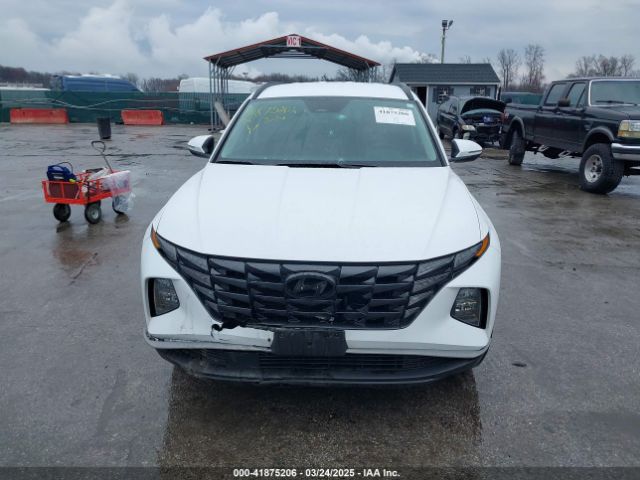 KM8JBCA10NU083836 Hyundai Tucson Hybrid Blue