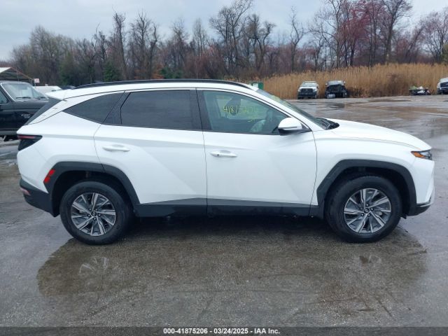 KM8JBCA10NU083836 Hyundai Tucson Hybrid Blue