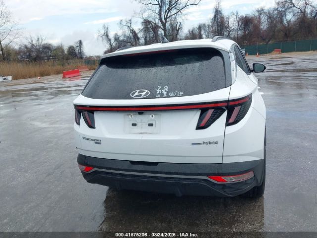 KM8JBCA10NU083836 Hyundai Tucson Hybrid Blue