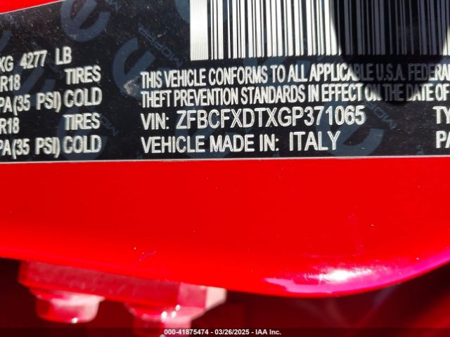 ZFBCFXDTXGP371065 Fiat 500x Lounge