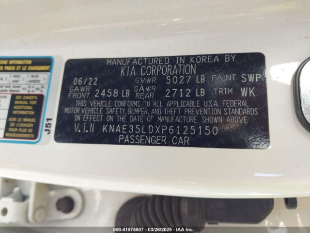 KNAE35LDXP6125150 KIA Stinger Gt-line