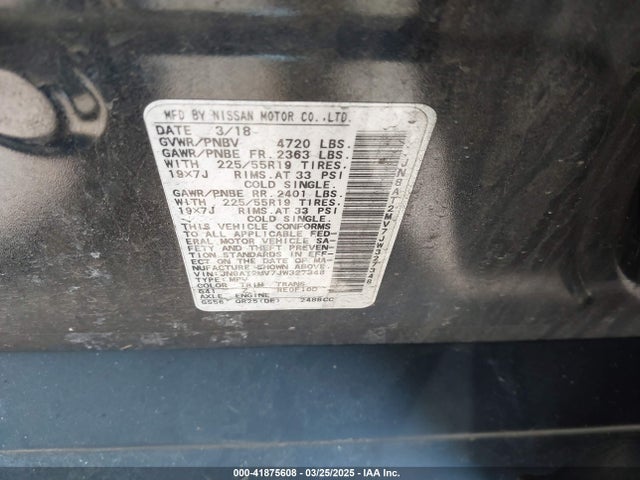 Nissan Rogue Sl 2018 JN8AT2MV7JW327348 Image 9