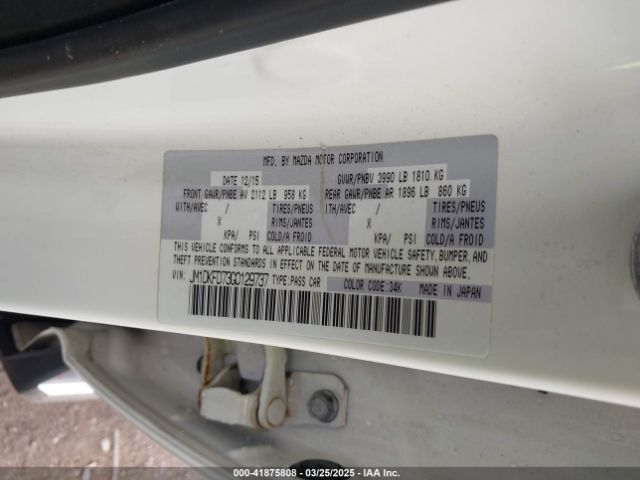 JM1DKFD73G0129737 Mazda Cx-3 Grand Touring