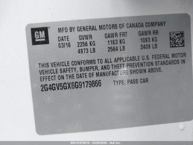 2G4GV5GX6G9179866 Buick Regal Turbo Gs