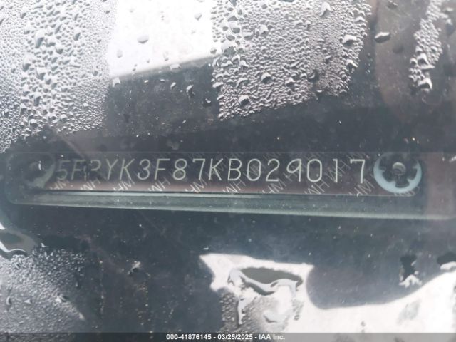 5FPYK3F87KB029017 Honda Ridgeline Black Edition