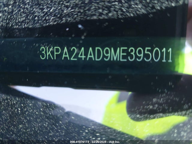 3KPA24AD9ME395011 KIA RIO LX