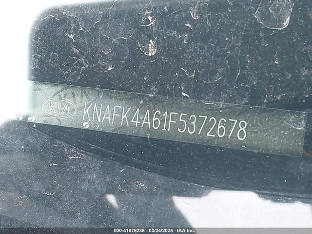 KNAFK4A61F5372678 KIA FORTE LX