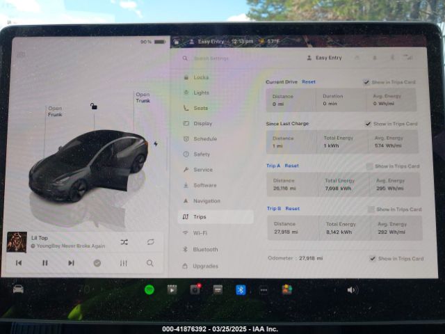 5YJ3E1EA3PF557227 Tesla Model 3 Rear-wheel Drive