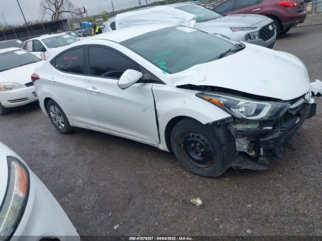 5NPDH4AE3GH678265 Hyundai ELANTRA SE