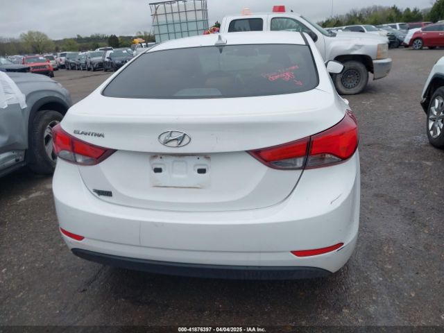 5NPDH4AE3GH678265 Hyundai ELANTRA SE
