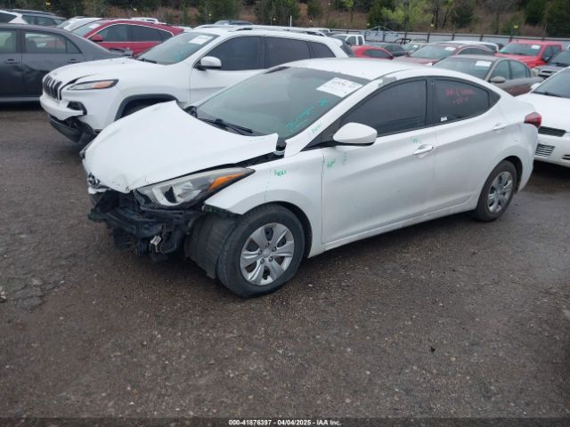 5NPDH4AE3GH678265 Hyundai ELANTRA SE