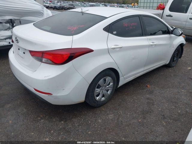 5NPDH4AE3GH678265 Hyundai ELANTRA SE