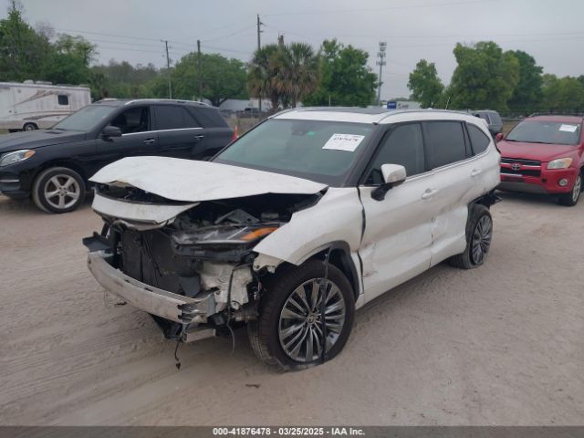 5TDFZRAH8MS078635 Toyota Highlander Platinum