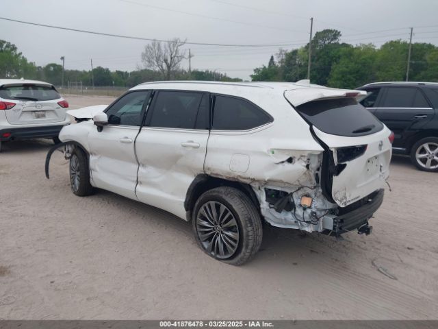 5TDFZRAH8MS078635 Toyota Highlander Platinum