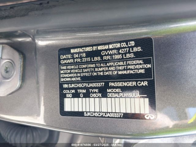 2018 INFINITI QX30 SJKCH5CPXJA003377 Photo 8