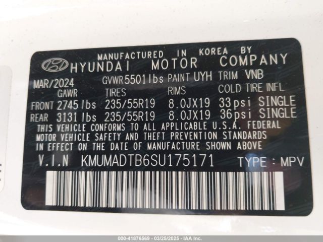 KMUMADTB6SU175171 Genesis Gv70 2.5t Awd