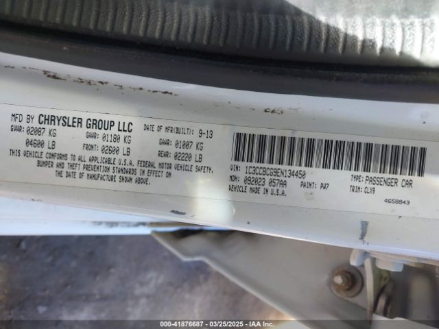 2014 CHRYSLER 200 1C3CCBCG9EN134450 Photo 8