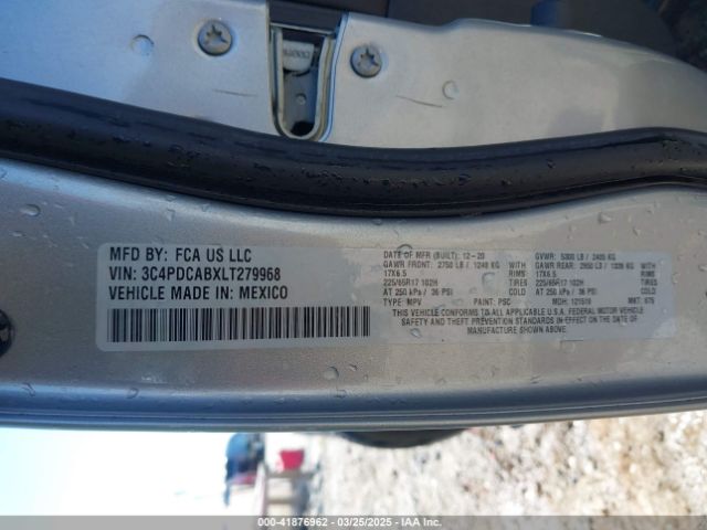 3C4PDCABXLT279968 Dodge Journey Se Value