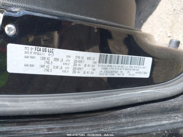 2C4RDGCG8HR756271 Dodge Grand Caravan Sxt