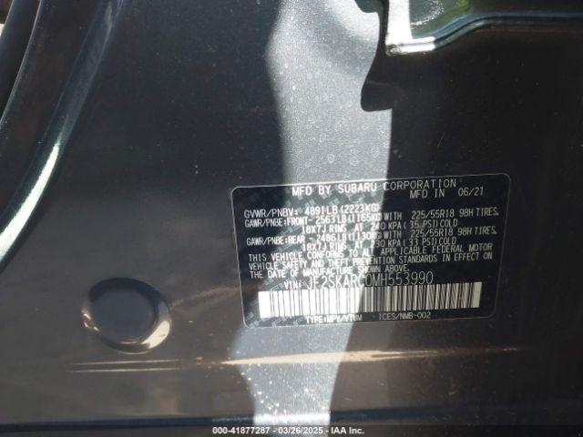 JF2SKARC0MH553990 Subaru Forester Sport