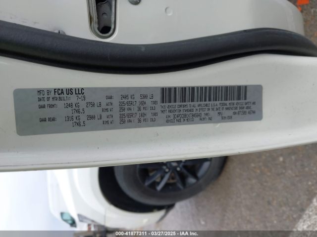3C4PDCBB1KT845643 Dodge JOURNEY SE