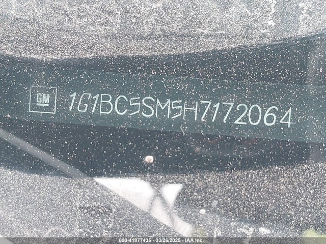 1G1BC5SM5H7172064 Chevrolet Cruze Ls Auto