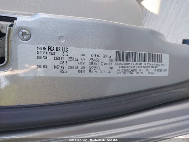 2C4RDGCG5JR267428 Dodge Grand Caravan Sxt