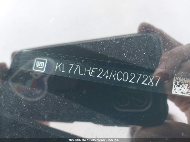 KL77LHE24RC027287 Chevrolet Trax Fwd Lt