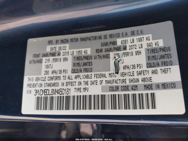 2022 MAZDA CX-30 3MVDMBDL8NM450181 Photo 8