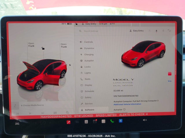 2023 TESLA MODEL Y 7SAYGDEE6PA040783 Photo 6