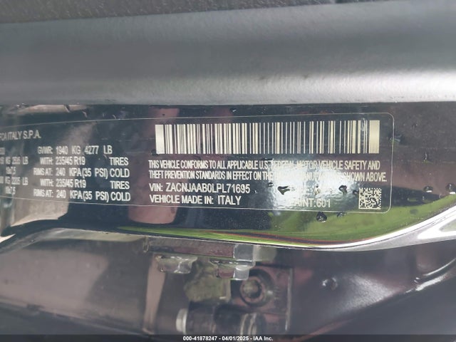 ZACNJAAB0LPL71695 Jeep 2020