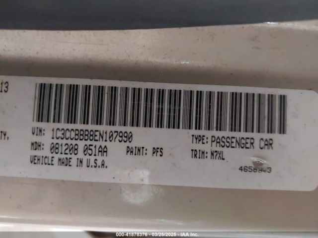 2014 CHRYSLER 200 1C3CCBBB8EN107990 Photo 8