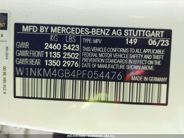 W1NKM4GB4PF054476 Mercedes-Benz Glc 300 Suv
