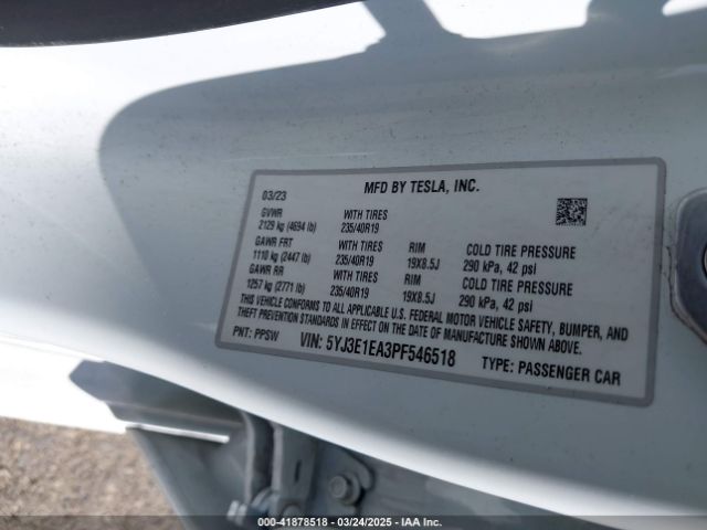2023 TESLA MODEL 3 5YJ3E1EA3PF546518 Photo 8