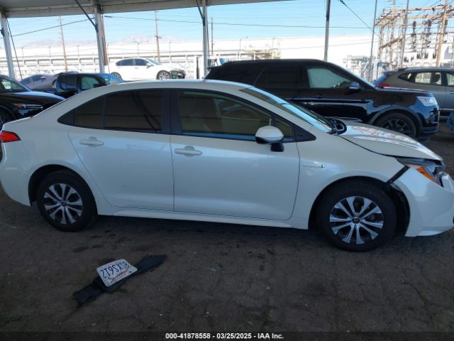 JTDEAMDE2MJ010982 Toyota Corolla Hybrid Le