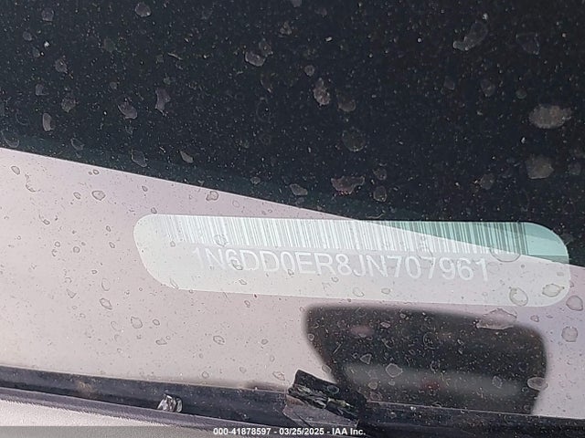 1N6DD0ER8JN707961 Nissan Frontier Sv