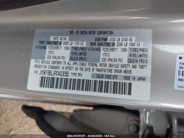 2024 MAZDA CX-5 JM3KFBBL8R0483056 Photo 8