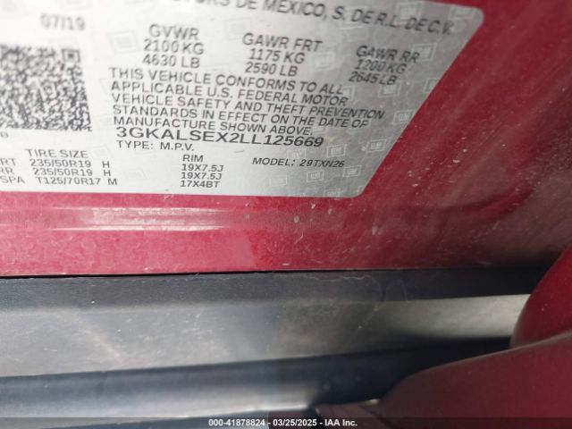 2020 GMC TERRAIN 3GKALSEX2LL125669 Photo 8