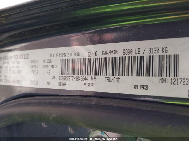 1C6RR7ST7HS643644 RAM 1500 St