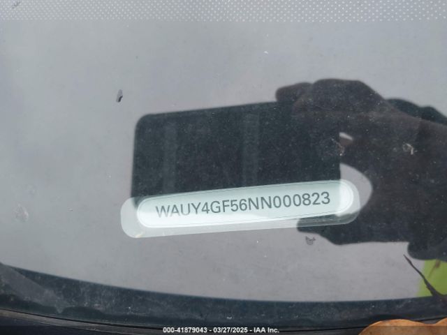 WAUY4GF56NN000823 Audi S5 Cabriolet Prestige Tfsi Quattro Tiptronic