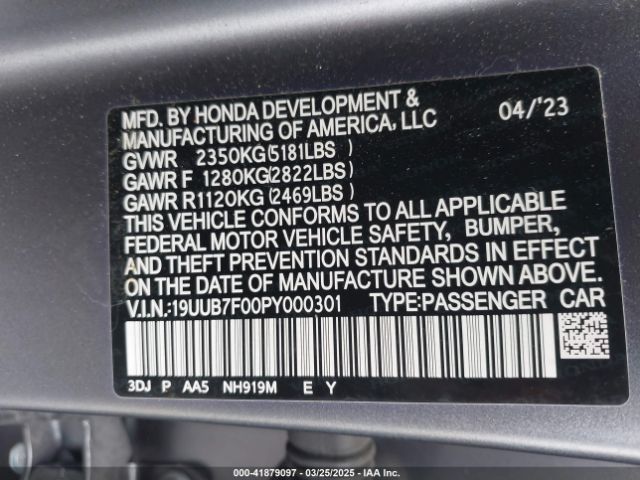 2023 ACURA TLX 19UUB7F00PY000301 Photo 8